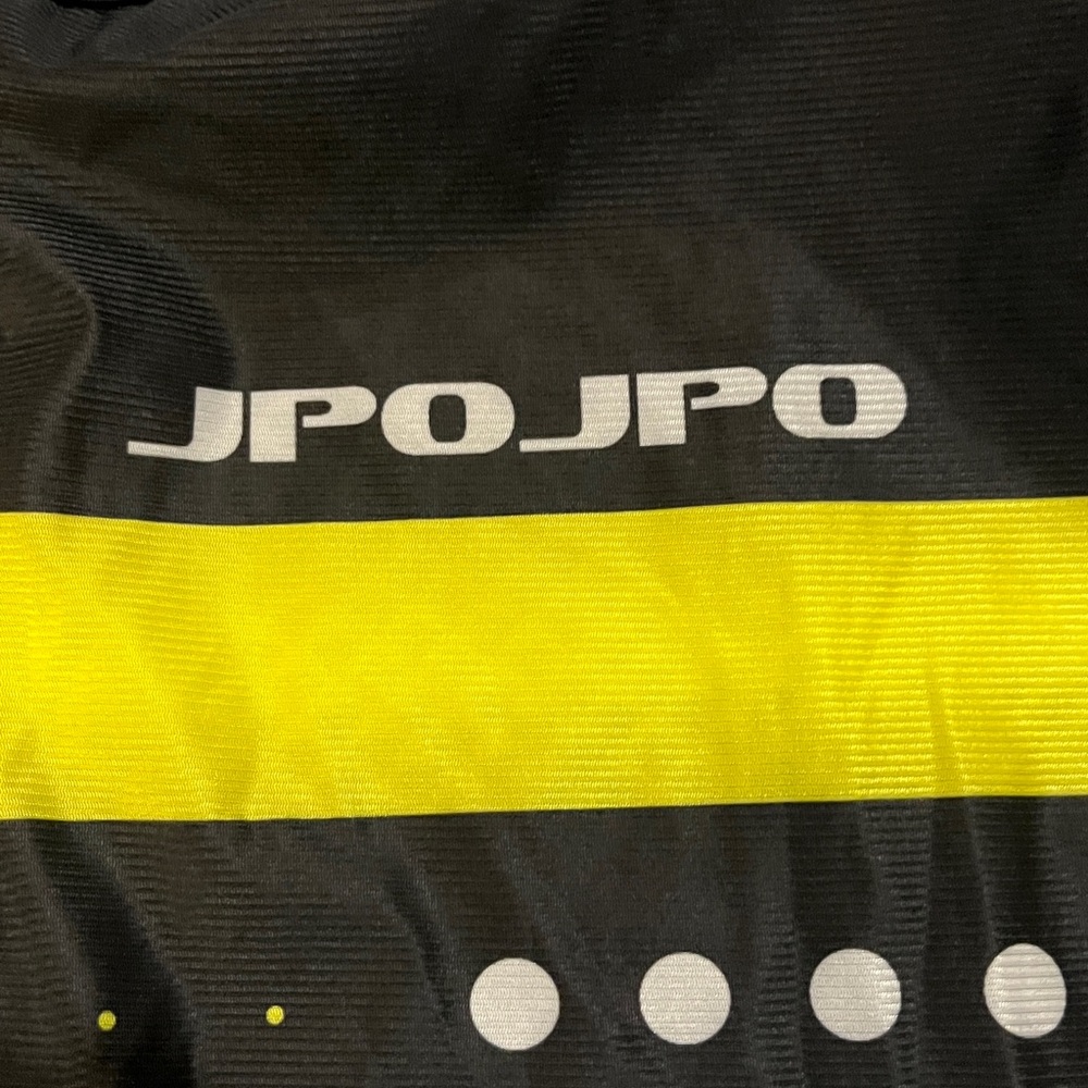 MEN JERSEY XXL JPO  Black and Yellow Cycling Jersey 1121 - Picture 2 of 5